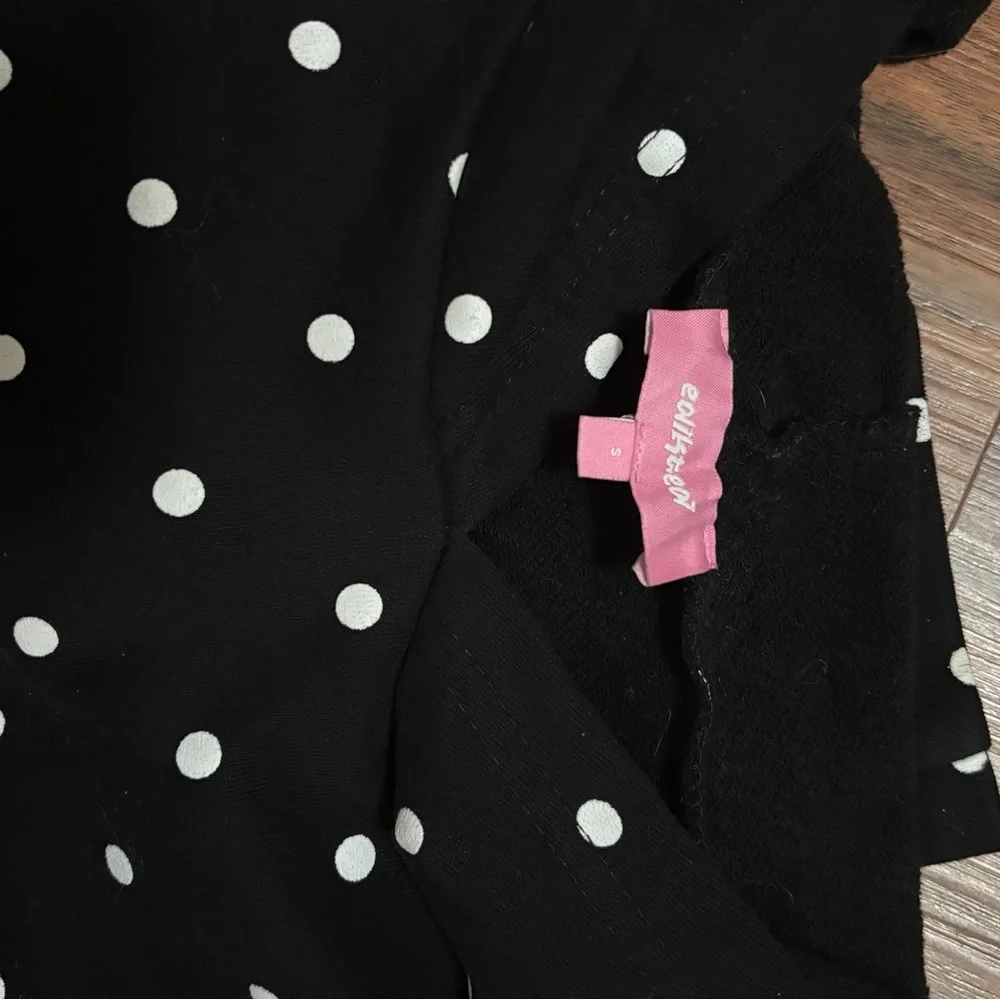 Edikted Black and White Polka Dot Skirt - Picture 2 of 5